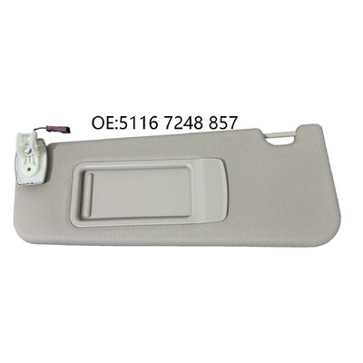 왼쪽 태양 비저 태양 그림자 W/ 미러 BMW F10 F18 2011-2016 5116 7248 857 베이지